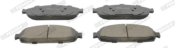 Ferodo Bremsbelagsatz, Scheibenbremse Vorderachse FüR Jeep-image