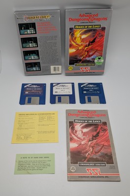 Advanced Dungeons & Dragons: Heroes of the Lance Atari ST Dragonlance Big Box