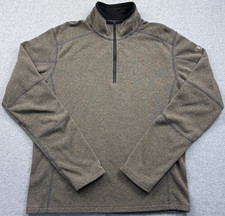 K HL Men's Size Medium Revel 1/4-Zip Hiking Fleece Pullover Sweater