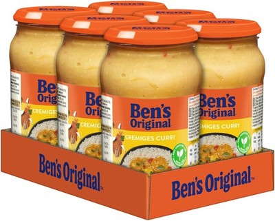 BEN S ORIGINAL Ben's Original Sauce Cremiges Curry, 6 Gläser (6 x 400g)