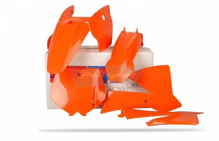 Kit En Plastique Polisport Compatible Avec KTM SX 65 02-08 Orange - Photo 1/1
