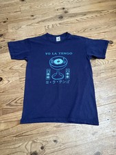 Yo La Tengo rock band tour concert navy color tee shirt VK10167