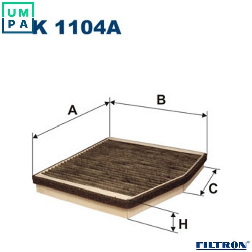 FILTER CABIN AIR K 1104A FOR FIAT IDEA/Van DOBLO/MPV/MONOCAB/Box/Body ...