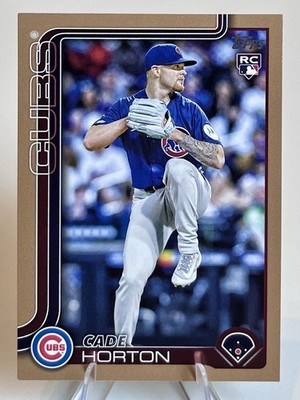 2025 Topps Update #US140 Cade Horton RC! Gold /2025 Chicago Cubs 