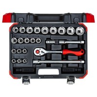 "Gedore RED 1/2\" Zoll SteckschlÜSselsatz 24-Tlg. | R69013024"