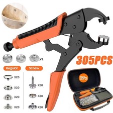 305x Heavy Duty Snap Fastener Tool kit Boat Cover Metal Snap Canvas Sewing Tarps