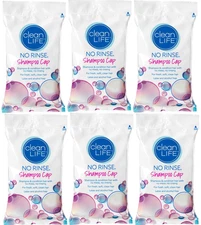 6 PACK No-Rinse Shampoo Cap (free shipping)