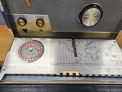 Radio Vintage Zenith Royal 1000-D Tutti i Transistor Trans-Oceanica Multibanda Leggi - Foto 9 di 24