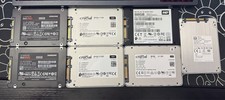 Lot of 7 500-525GB 2.5in SATA III SSDs MAJOR BRANDS (TESTED W/ CRYSTALDISKINFO)