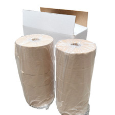 10 Pack Reinforced Water Activated Kraft Gummed Tape 2.75  x 450 ft   FREE SHIP