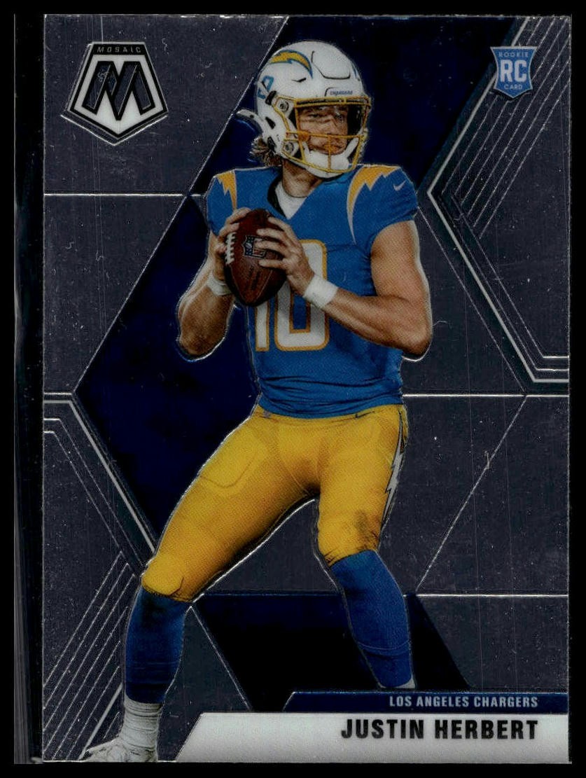 2020 Panini Mosaic #204 Justin Herbert Rookie RC
