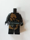 ORIGINAL LEGO-NINJAGO-COLE DX DRAGON MINIFIGURE BODY-TORSO+LEG-njo0015-