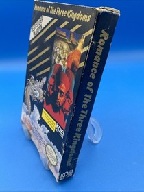 Romance of the Three Kingdoms (Nintendo NES, 1989) CIB - Complete w/Map - Tested