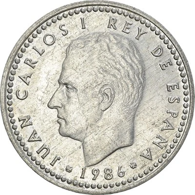 [#969880] Münze, Spanien, Peseta, 1986 - Bild 1 von 2