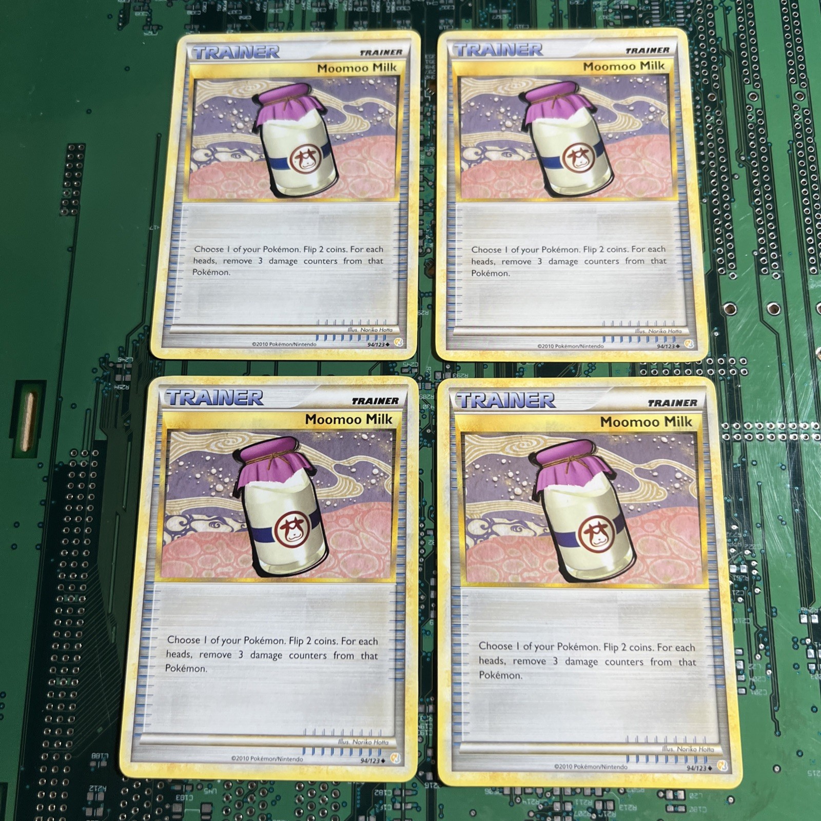 Moomoo Milk 94/123 Heartgold & Soulsilver Pokemon Card Trainer Non-Holo 4