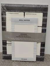 NEW-FRINGE NOTEPAD SET OF 2 / 9"x7" Desk Pad / 7"x 4" List Pad/60 Pad each. (00)