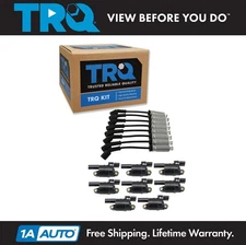 Ignition Coils & Spark Plug Wire Set Kit for GM Truck SUV New