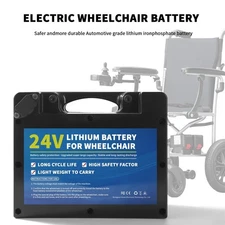 24V12A 20A 30A Electric Wheelchair Battery Replacement With 29.4V3A Fast Charger