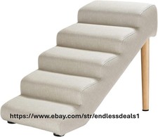 Dog Stairs, for Pets up to 150 lbs, Waterproof, Resistant Pet Steps, 5 Steps,