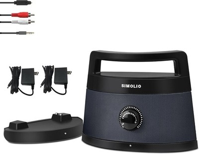SIMOLIO Wireless Speakers for TV for Seniors,Bluetooth TV Speakers,164ft Range