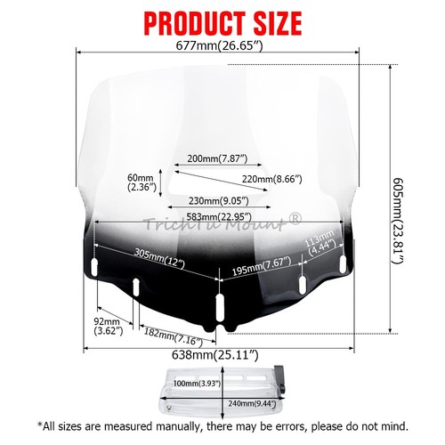 Front Windscreen Windshield w/Vent For Honda Gold Wing ABS GL1800A Audio Comfort - Picture 2 of 40