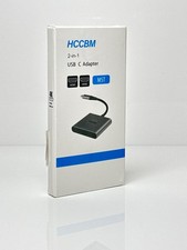 USB C to Dual HDMI Adapter 2 Monitor Docking Station 4K 60Hz for Laptop Hub