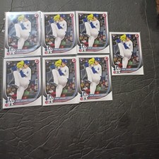 2025 Bowman Roki Sasaki Paper Rookie Card #12 World Series Champ Lot Of 7 🔥🔥🔥