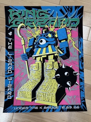   King Gizzard and The Lizard Wizard Poster Under The K Bridge 8/23/26