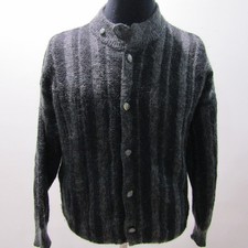 Hand knitted Mohair Blend Cardigan Crew Chest 44/46 L UK Sku 7648