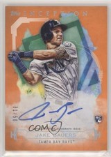 2019 Inception Rookies and Emerging Stars Orange 31/50 Jake Bauers Auto iu7
