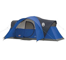 Coleman Montana 8-Person Blue Tent For Family With Rainfly- New