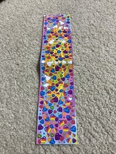 lisa frank sticker sheet Hearts Vintage Partial Sheet Colorful Y2K 90s