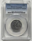 1906 Barber Quarter 25c PCGS VF Detail Surfaces Smoothed US Coin