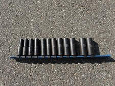 MATCO TOOLS 13 PIECE 3/8" METRIC 6 POINT ADV DEEP IMPACT SOCKET SET SBDPM136V