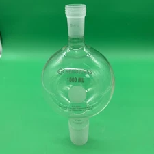 Chemglass chromatography column 1000ml Reservoir With 45/50 Bottom Top 24/40