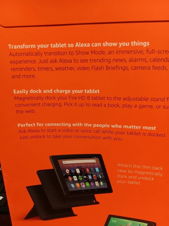 BRAND NEW Amazon Fire HD 8 Show Mode Dock for 7th Gen Fire HD 8 Tablet - Image 3 of 3