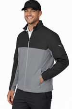 Puma Men's First Mile Golf UPF 50 Wind Jacket Black Grey NEW 100 Large