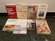 Lotto 8 libri di Storia Seconda Guerra Mondiale Colonialismo Africa Etiopia 