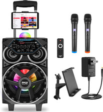 Portable Bluetooth PA Speaker - 580W 8  Rechargeable Outdoor BT Karaoke Audio Sy