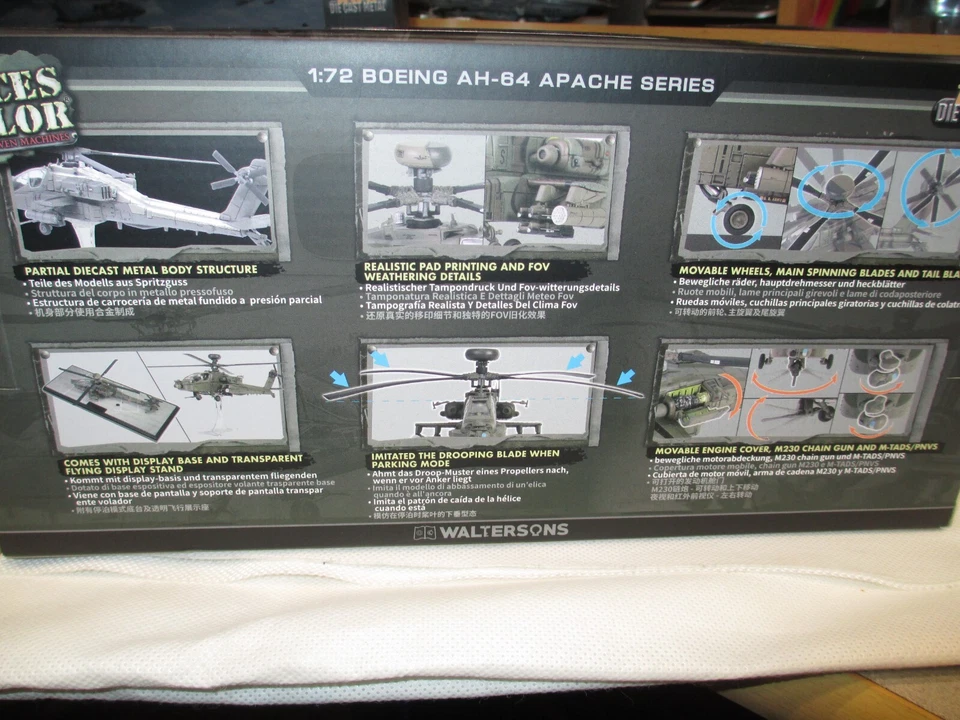 FORCES OF VALOR 1:72 BOEING AH-64D LONGBOW APACHE HELICOPTER IRAQI FREEDOM 2003 - Image 3 of 3