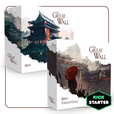 The Great Wall - Core Game & Stretch Goals-  Kickstarter Miniatures Pledge New