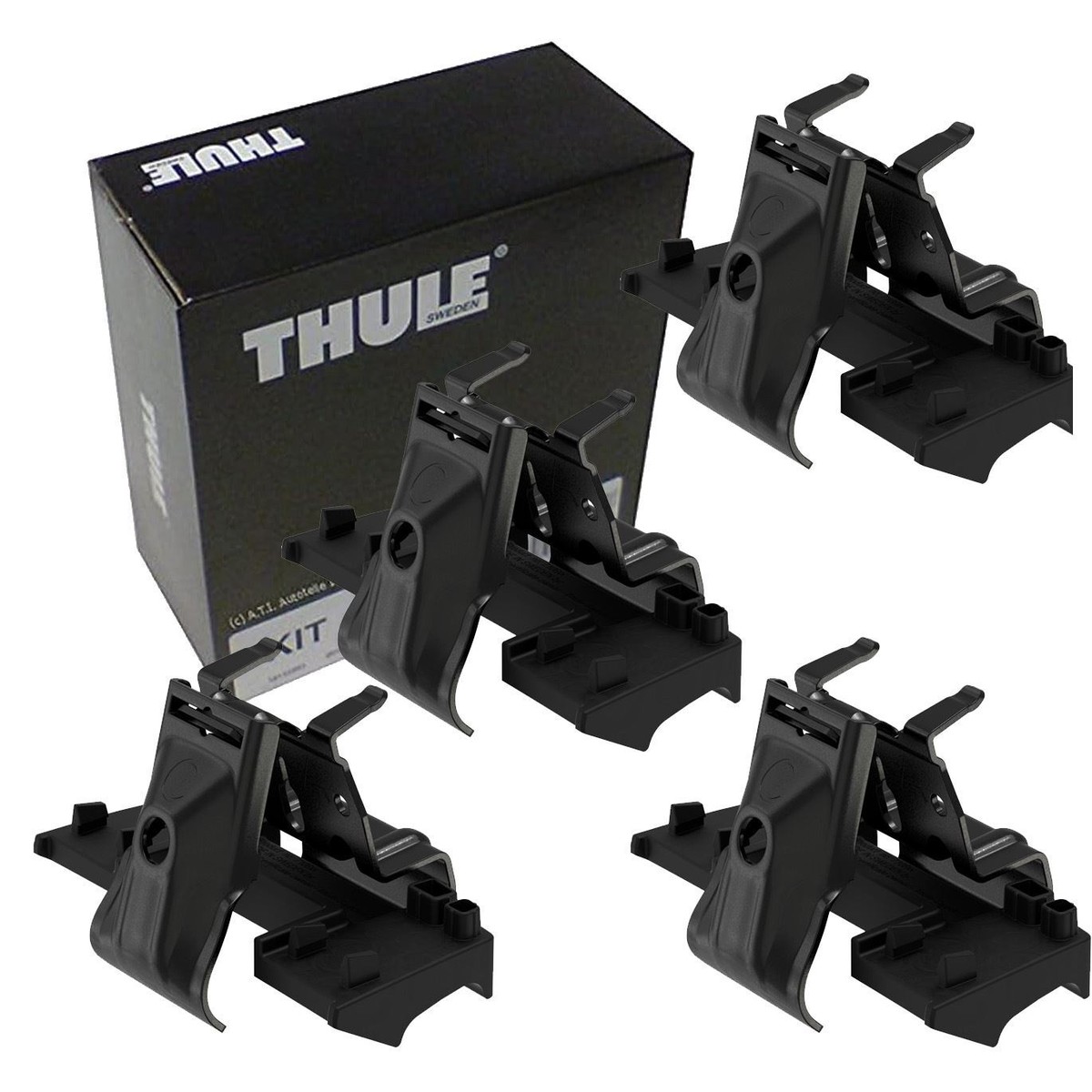 Thule Roof Bar Fitting Kit for Flush-mounted Roof Rails 186019 Pack