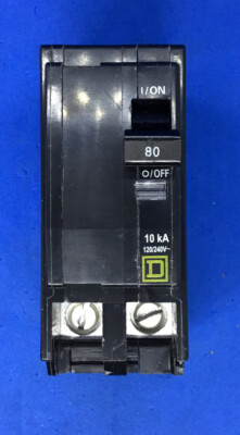 Circuit Breakers - 2 Pole 80 Amp