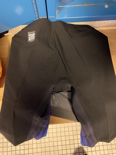 TYR Men's Shockwave High Waist Jammer Swimsuit, *Turquoise / Black Size 23* - Picture 2 of 4