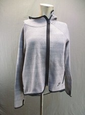 NIKE Size M Womens Cotton Blend Full Zip Pocket Round Hem Athletic Jacket 932