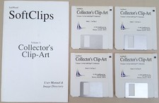 SoftClips Volume 3 Collector's Clip-Art 1991 SoftWood for Commodore Amiga