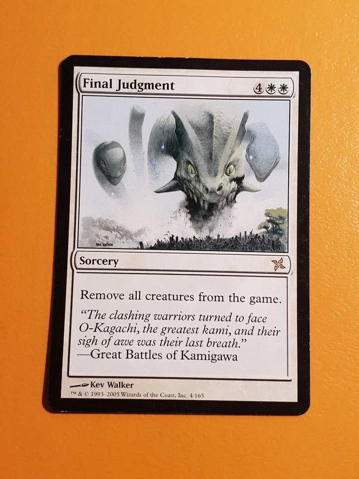 #548 | FINAL JUDGMENT | PLAYSET | BETRAYERS OF KAMIGAWA MTG 2005 - Image 2 of 4