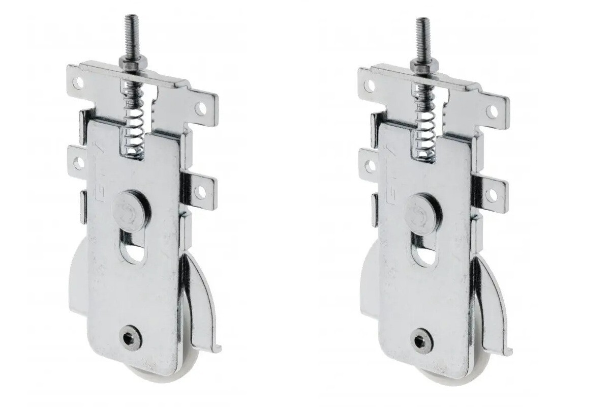 Pair Bottom Roller PRO for Sliding Wardrobe Doors - A-WD-PRO of GTV