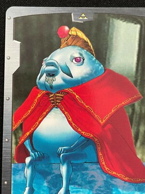 The Legend of Zelda Card 15 King Zora 1999 BANDAI JAPAN 2.32x3.38