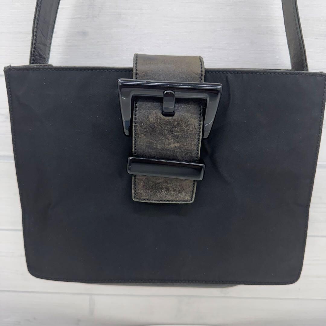 Prada Shoulder Bag Black Black